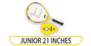 Junior tennis racquet, 21 inch
